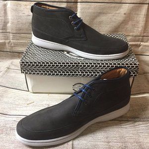 New Driver Club USA Men's Leather Ankle Chukka Boot with Sneaker Sole Sz 13 Grey